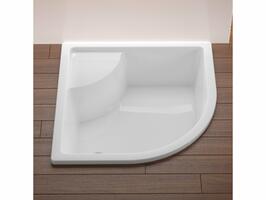 Čtvrtkruhová akrylátová sprchová vanička 80 cm - Ravak Sabina | Více - 