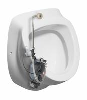 DYNASTY urinál s automatickým splachovačem 6V DC, zakrytý přívod vody, 39x58 cm | Více - 