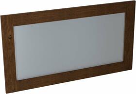 BRAND zrcadlo v dřevěném rámu 1300x700mm, mořený smrk | Více - 