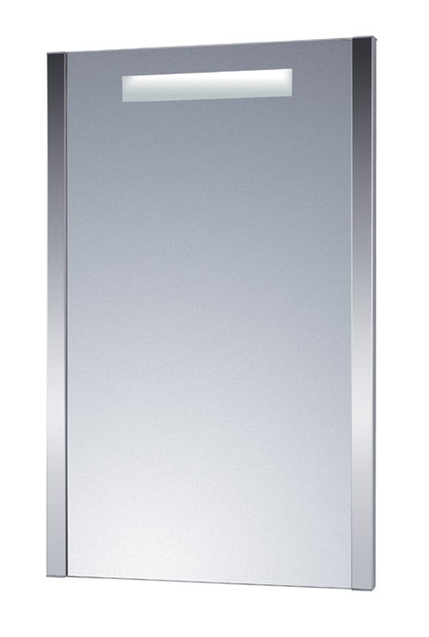 SPECI - zrcadlo s osvětlením v nerez. rámu, 660x800 - Koupelnové doplňky