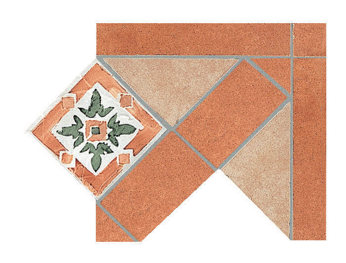 roh MASTRI rosso/beige angolo - Obklady a dlažby