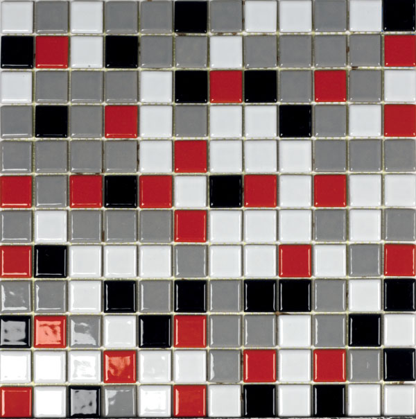 mosaico pittori mondrian 2,5/2,5 - Obklady a dlažby