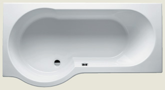 RIHO dorado pravá 170x90cm bílá005 I.j. - Sprchové kouty a vany