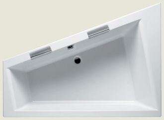 RIHO doppio 180x130cm pravá BA90 bílá005 I.j. - Sprchové kouty a vany
