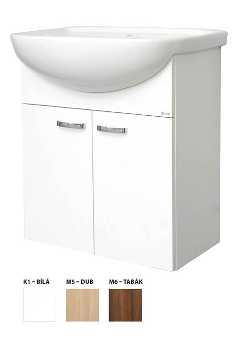 PLUS skříňka s umyvadlem 65x48 - Koupelnový nábytek