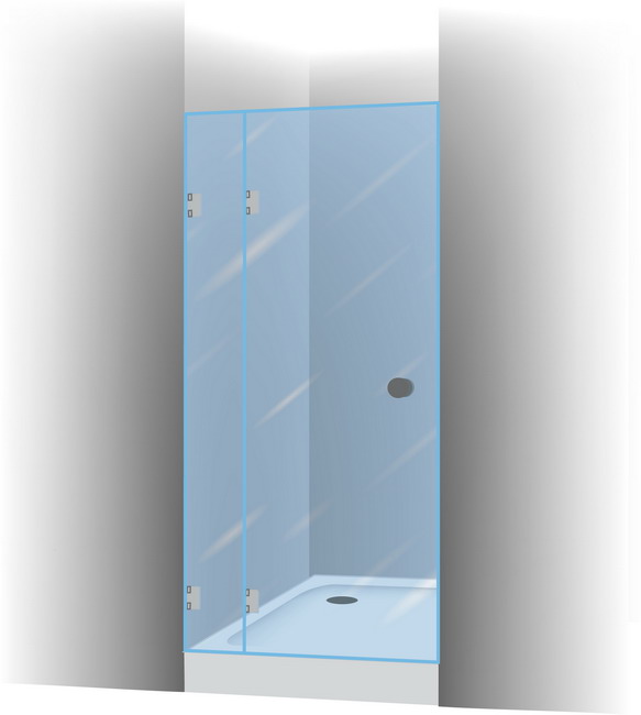 RIHO SCANDIC S104 90/200 sprch zástěna GC05200 - Sprchové kouty a vany