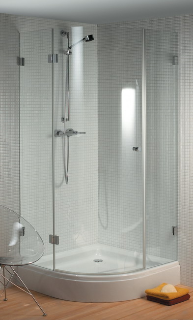 RIHO SCANDIC S308 90/90cm sprch.zástěna pravá GC44200 - Sprchové kouty a vany