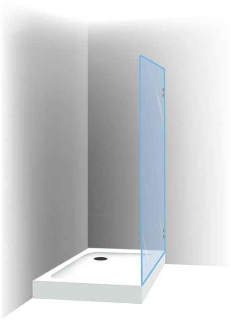 RIHO SCANDIC S400 80/200 sprchová zástěna GC49200 - Sprchové kouty a vany