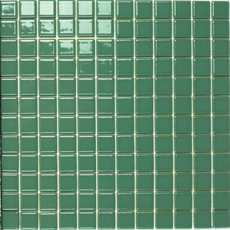 mosaico monocromo verde - Obklady a dlažby