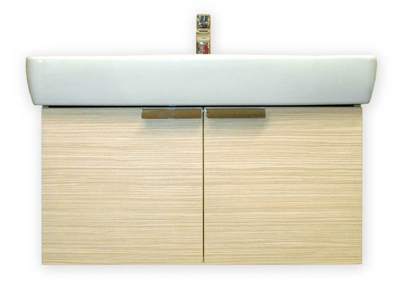 SETA BEIGE MB6.2 skříňka 85cm S umyvadlem LAUFEN PRO zebrano pískové - Koupelnový nábytek