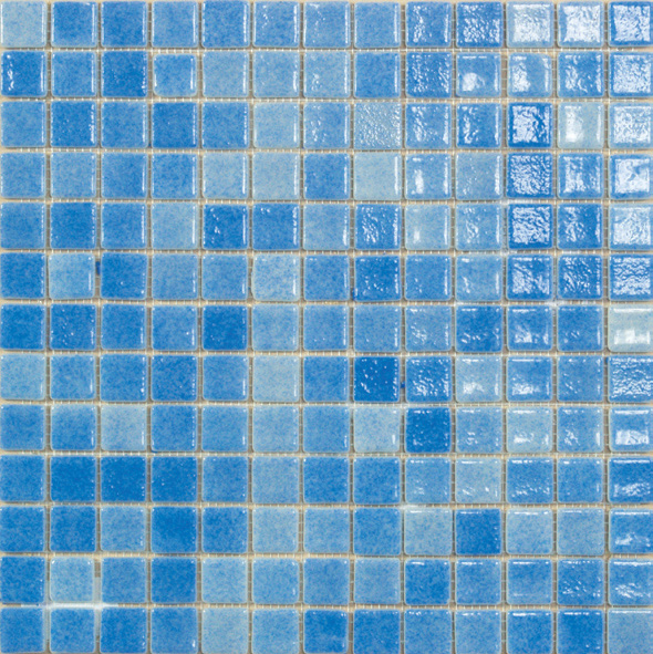 mosaico loto azul niebla claro - Obklady a dlažby