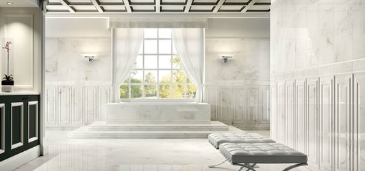 Luxusní koupelna v imitaci mramoru VALENTINO