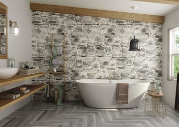 Kamenná koupelna v sérii CADAQUÉS (gris)