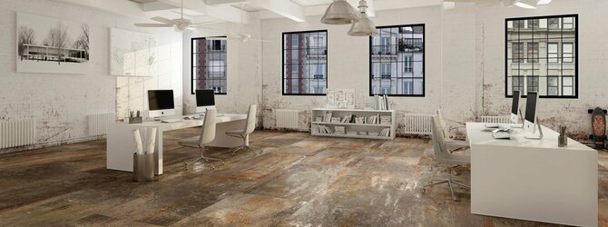 Designová obklad a dlažba do kancelářských prostor Cast Iron