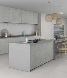 Bílé obklady Maiolica v kuchyni