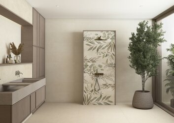 Elegantní béžová koupelna s obklady Portwall