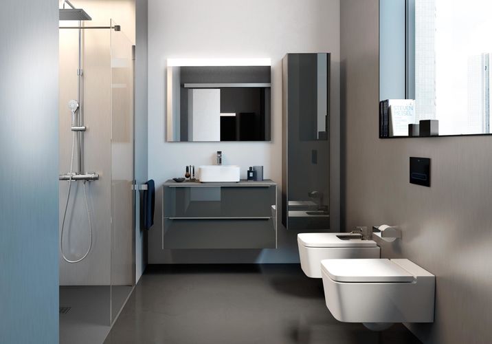Sprchový kout od výrobce Roca je navržen tak, aby dokonale ladil se zbytkem koupelny.