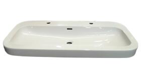 Umyvadlo s oblými rohy 100×50 cm bílé – LAUFEN PALOMBA 1080.6 | Více - Sanitární keramika / Umyvadla do koupelny