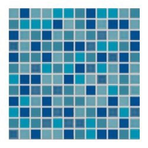 Mozaika Allegro 30/30 mix modrá 2,3x2,3 cm GDM02045 (2CX045)