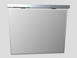 Zrcadlo s osvětlením a fazetou 630x745 mm - Lebon PLAN | Více - Koupelnový nábytek / Zrcadlové skříňky