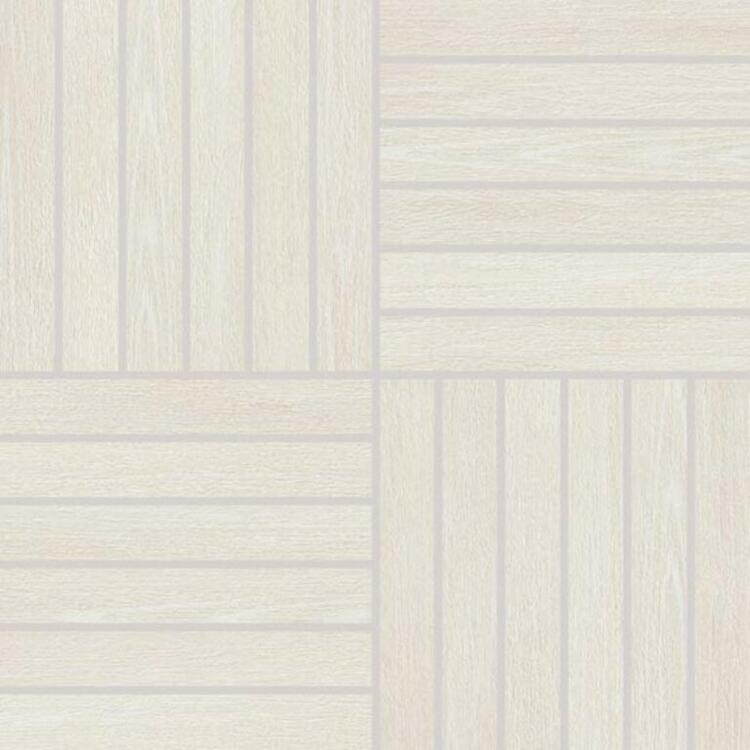 Mozaika k dlažbě Wood bílá 29,2/29,2 DDV1V618
