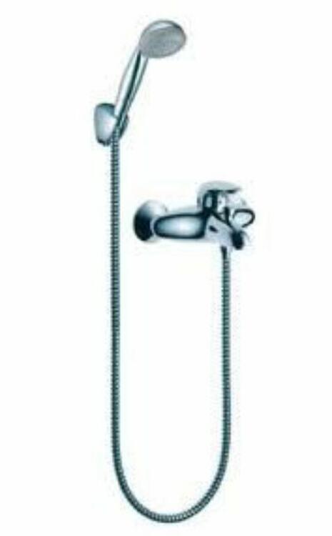 Vanová  páková baterie včetně  ruční sprchy a sprchové hadice  chrom – Hansgrohe Talis E 33402000