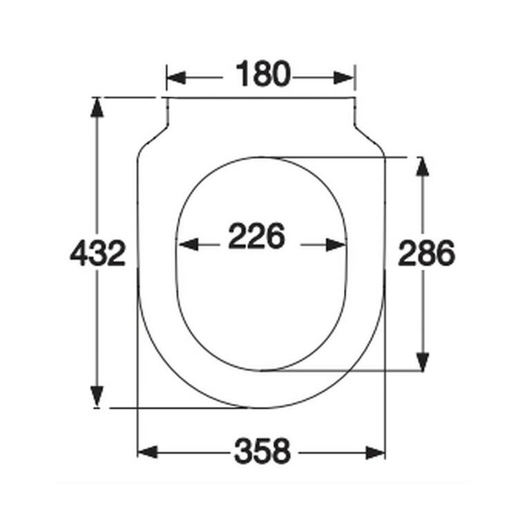 WC sedátko Slimseat – V&B Subway 2.0 9M78S101