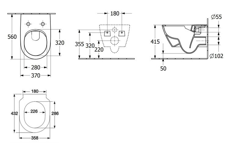 Set WC a sedátka slowclose – V&B Subway 2.0 5614R2R1