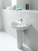 LAUFEN PRO-B umyvadlo 55x44cm bílé 1095.1(ch104)+sloup bílý 1995.0 | Více - Sanitární keramika / Umyvadla do koupelny