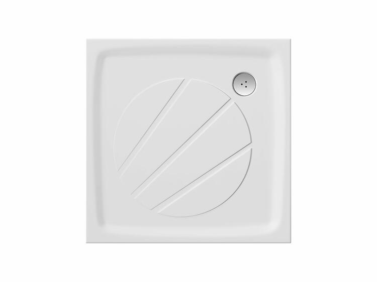 Čtvercová sprchová vanička z litého mramoru 100 cm - Ravak Perseus Pro