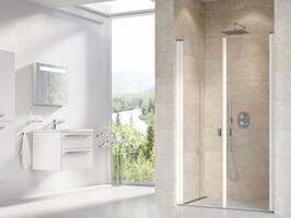 Sprchové dveře 90 cm bílá + transparent - Ravak CSDL2 | Více - 