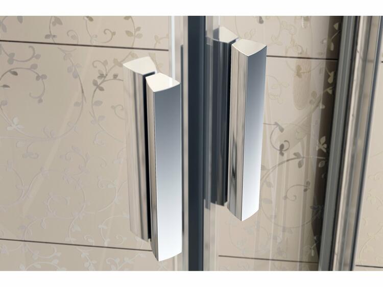 Kombinovatelný sprchový kout čtvercový/obdélníkový 80 cm bílá + transparent - Ravak BLRV2K