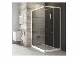 Kombinovatelný sprchový kout čtvercový/obdélníkový 110 cm bílá + transparent - Ravak BLRV2K | Více - 