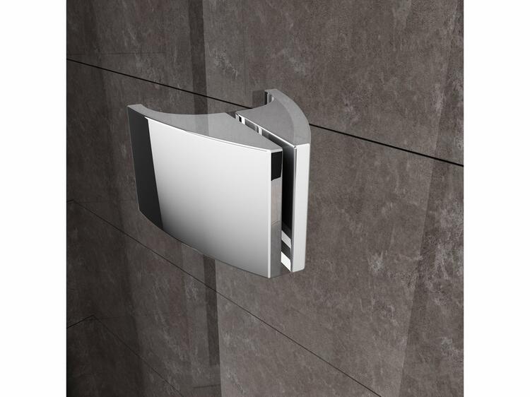 Sprchový kout čtvrtkruhový 100 cm bright alu + transparent - Ravak PSKK3
