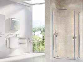 Sprchové dveře 90 cm bright alu + transparent - Ravak CRV1 | Více - 