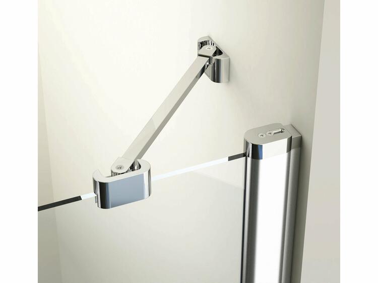 Sprchové dveře 110 cm satin + transparent - Ravak CRV2