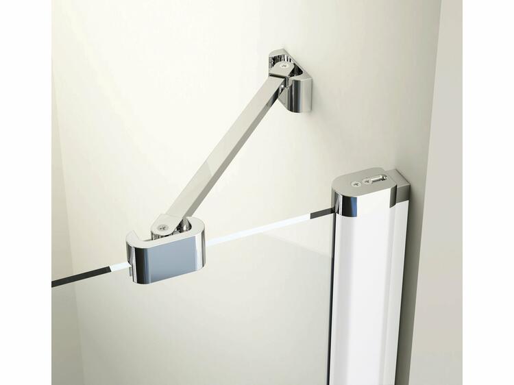 Sprchové dveře 110 cm bílá + transparent - Ravak CRV2