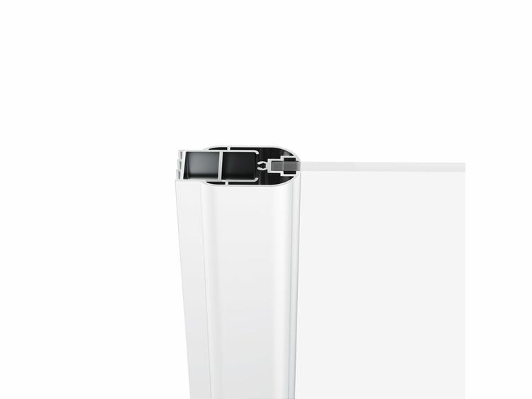 Sprchové dveře 110 cm bílá + transparent - Ravak CRV2