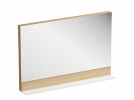 Zrcadlo s poličkou 1200 mm, dub - Ravak Formy | Více -