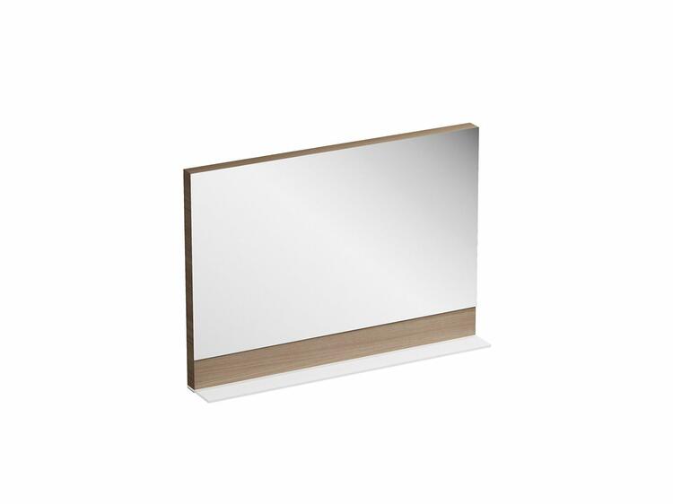 Zrcadlo s poličkou 800 mm, ořech - Ravak Formy