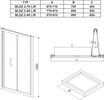 Sprchové dveře 90 cm chrom/transparent – Ravak BLDZ2 X01H70C00Z1