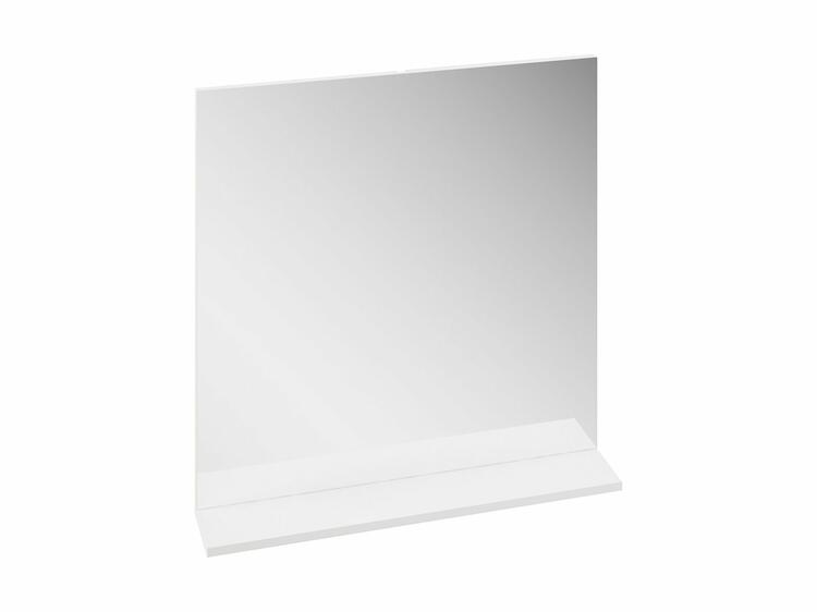 Zrcadlo s poličkou 760 mm, bílá - Ravak Rosa II