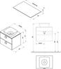Krycí deska na skříňku bílá - Ravak Deska Comfort 600