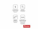 Dřezová/umyvadlová stojánková páková baterie chrom - Ravak Classic CL 016.00