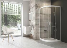 Sprchový kout čtvrtkruhový 80 cm bílá/transparent – Ravak BLCP4 3B240100Z1 | Více -