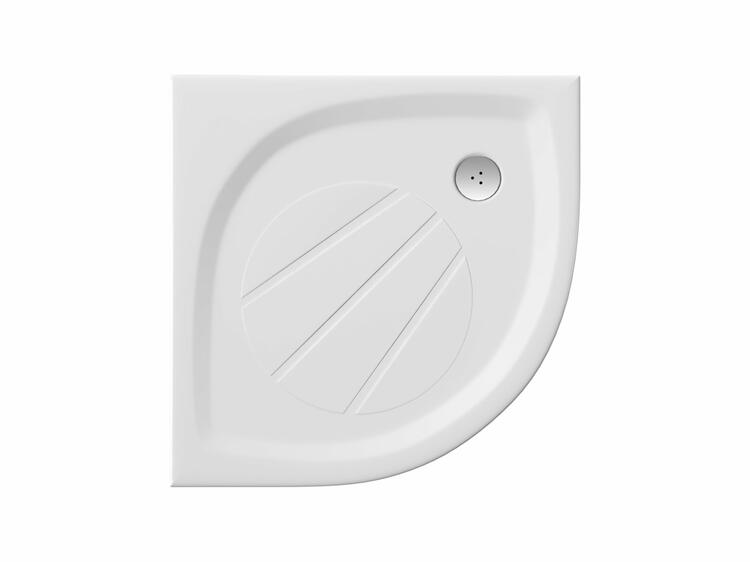 Čtvrtkruhová sprchová vanička z litého mramoru 80 cm - Ravak Elipso Pro