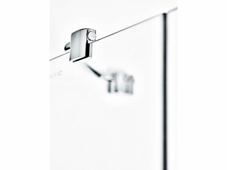Pevná stěna ke sprchovému koutu 80 cm L chrom + transparent - Ravak SMPS