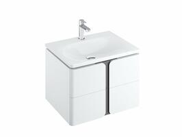 Koupelnová skříňka bez umyvadla bílá/grafit - Ravak SD Balance 800 | Více -