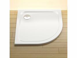Čtvrtkruhová sprchová vanička z litého mramoru 80 cm - Ravak Elipso Pro Chrome | Více - 