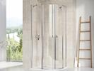 Čtvrtkruhová sprchová vanička z litého mramoru 90 cm – Ravak Elipso Pro Chrome XA247701010